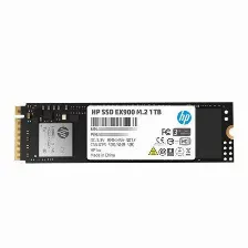 Ssd Hp Ex900, 1tb, M.2, Nvme, Pci Express 3.0, Lectura 2100 Mb/s, Escritura 1500 Mb/s