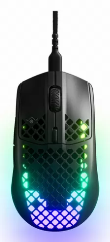 Mouse Steelseries Aerox 3 óptico, 6 Botones, 8500 Dpi, Usb Tipo C, Negro