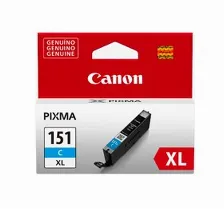 Cartucho De Tinta Canon Cli 151 Xl Original, Cian, 11 Ml, Alto Rendimiento (xl)