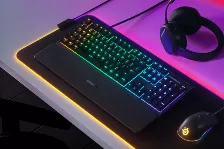 Teclado Steelseries Apex 3 Alámbrico, Usb, Led Rgb, Negro