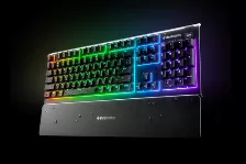Teclado Steelseries Apex 3 Alámbrico, Usb, Led Rgb, Negro