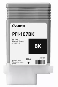Cartucho De Tinta Canon Pfi-107bk(6705b001)negro,130ml, Impresoras Ipf670,680,685 Ipf770,780,785 Original
