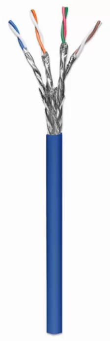 Bobina Intellinet Cat6a, 305 M, F/utp (ftp), Azul
