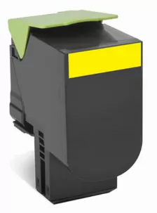 Tóner Lexmark 70c80y0 Original, Amarillo, Compatibilidad Cs510de/cs410dn/cs310dn/cs310n/cs410n/cs410dtn/cs510dte, Rinde 1000 Páginas