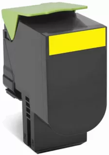 Tóner Lexmark 70c8hy0 Original, Amarillo, Compatibilidad Cs510de Cs310dn, Rinde 3000 Páginas