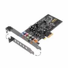 Tarjeta Audio Creative Labs Sound Blaster Audigy Fx 5.1, Pci-e X1, Entrada Micrófono, Salida 3.5mm