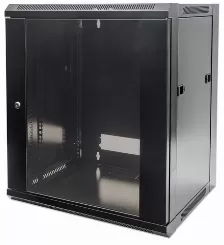Rack Intellinet 711777 Tipo Bastidor De Pared, Capacidad Del Rack 9u, Vidrio, Acero, Peso Max. 60 Kg, Tamaño 48.3 Cm (19