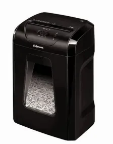 Trituradora De Papel Fellowes De Corte Cruzado, 12 Hojas, 19 Litros, Negro, (7120001)