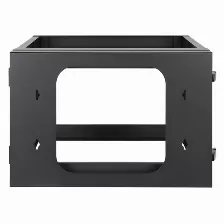 Rack Abierto De 19pulgadas Intellinet Para Montaje En Pared, 4 Postes, 6u Marco Abatible, 6 Unidades, 600 Mm De Profundidad, Ensamblado, Negro (716031)