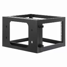 Rack Abierto De 19pulgadas Intellinet Para Montaje En Pared, 4 Postes, 6u Marco Abatible, 6 Unidades, 600 Mm De Profundidad, Ensamblado, Negro (716031)