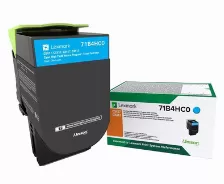 Tóner Lexmark 71b4hc0 Original, Azul