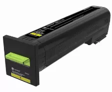 Toner Laser Lexmark / Color Amarillo / Extra Alto Rendimiento / 72k4xy0 / Hasta 22,000 Paginas / 5 % De Cobertura / P/modelos : Cs820de Original
