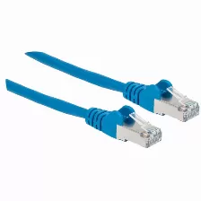 Patchord Intellinet Cat6a, 1 M, S/ftp (s-stp), Azul