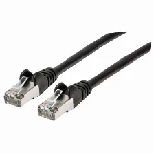 Patchord Intellinet Cat6a, 3 M, S/ftp (s-stp), Negro