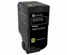 Tóner Lexmark 74c4hy0 Original, Amarillo, Alto Rendimiento (xl)