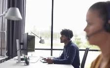 Diadema Hp Poly 767g1aa Encorepro 310/auriculares Usb-a Monoaurales Para Call Center Color Negro