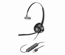 Diadema Hp Poly 767g1aa Encorepro 310/auriculares Usb-a Monoaurales Para Call Center Color Negro