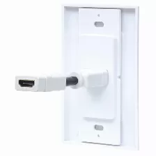 Placa De Pared Manhattan Con Un Puerto Hdmi Hembra, Color Blanco