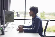 Audífonos Hp Poly Diadema, Alámbrico, Negro