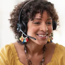 Audífonos Poly Diadema, Inalámbrico, Bluetooth, Negro