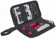 Kit Intellinet De 4 Herramientas Para Red, Probador De Cable, Ponchadora, Pinza Crimpadora Y Pelador De Cable