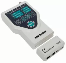 Probador De Cables Intellinet Probador De Cable 5 En 1 Bnc, Ieee-1394, Rj-11, Rj-45, Usb, Led, Gris
