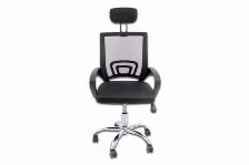 Silla Gerencial Modamob, Modelo Lyra, Reposabrazos, Respaldo De Malla, Piston C3 120kg, Base Metalica Con Ruedas, Color Gris