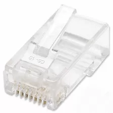 Bote De Conectores Rj45 Intellinet, Cat5e, 2 Puntas, Para Cable Multifilar, 100 Piezas