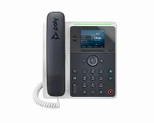 Telefono Ip Hp Poly 82m86aa Edge E100/telfono Ip 8 Lineas Pantalla A Color 2.8 Puerto Gigabit 2 Usb-c 1 Poe Nfc