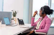 Teléfono Ip Hp Poly Terminal Con Conexión Por Cable, Poe, 4 Líneas, Negro