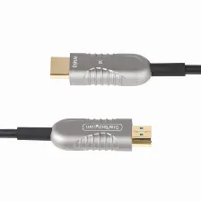 Cable Hdmi Startech.com 8k-a-50f-hdmi-cable 15.2 M, 48 Gbit/s, Negro, Plata