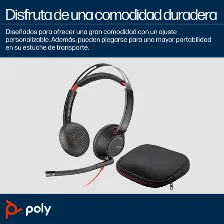 Audífonos Hp Poly Diadema, Alámbrico, 3.5 Mm, Usb, Negro