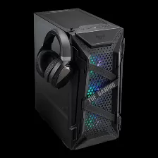 Gabinete Asus Tuf Gaming Gt301, Media Torre, Ventana De Cristal, 4x Ventiladores, Negro