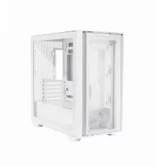 Gabinete Asus A21 Case, Micro Atx, Mini Itx, 2 X Usb 3.2 Gen 1, Cristal Templado, Compatible Con Mother Btf, Blanco
