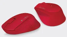 Mouse Optico Logitech M280 Inalambrico, Nano Receptor Usb 2.0, Rojo