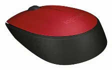 Mouse Logitech M170, Rf Inalambrico, Ambidextro, Pc/mac Mini Receptor Usb 2.0, Color Rojo/negro, Bateia Aa