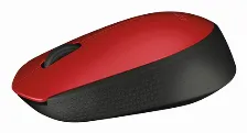 Mouse Logitech M170, Rf Inalambrico, Ambidextro, Pc/mac Mini Receptor Usb 2.0, Color Rojo/negro, Bateia Aa