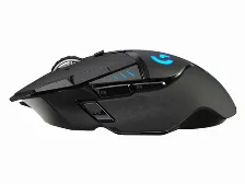 Mouse Optico Gaming Logitech G502, Lightspeed, Sensor Hero 25600 Dpi, 11 Botones Programables, 6 Pesas Estabilizadoras, Negro