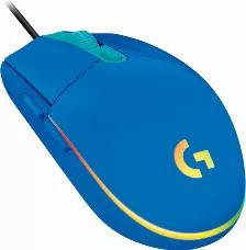 Mouse Gamer Logitech G203 Lightsync Rgb, Azul, 8000 Dpi, 6 Botones