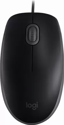 Mouse Optico Logitech M110, 3 Botones, 1000 Dpi, Interfaz Usb Tipo A, Color Negro