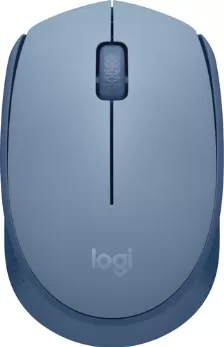 Mouse Logitech M170 Optico, 3 Botones, 1000 Dpi, Rf Inalambrico, Bateria Aa, Color Azul