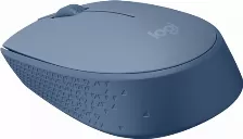 Mouse Logitech M170 Optico, 3 Botones, 1000 Dpi, Rf Inalambrico, Bateria Aa, Color Azul