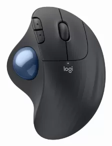 Mouse Logitech Ergo M575s Trackball, 5 Botones, 2000 Dpi, Inalambrico, Bluetooth, 10 M, Negro