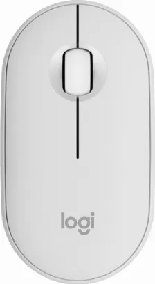 Mouse Logitech 910-007047 óptico, 3 Botones, 4000 Dpi, Rf Inalámbrico + Bluetooth, 10 M, Blanco