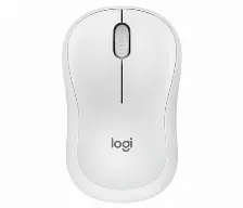 Mouse Logitech M240 Silent óptico, 3 Botones, 4000 Dpi, Rf Inalámbrico + Bluetooth, 10 M, Blanco