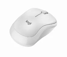 Mouse Logitech M240 Silent óptico, 3 Botones, 4000 Dpi, Rf Inalámbrico + Bluetooth, 10 M, Blanco
