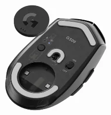 Mouse Logitech G G309 Opto-mecánica, 25600 Dpi, Rf Inalámbrico + Bluetooth, Negro