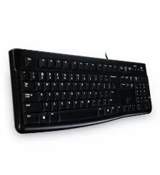 Teclado Logitech K120 Usb, Alambrico, Color Negro