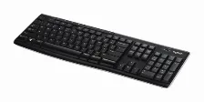 Teclado Multimedia Inalambrico Logitech K270 Espanol, Nano Receptor Usb2.0, Negro