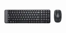 Teclado Y Mouse Optico Inalambrico Logitech Mk220, Receptor Usb2.0 Hasta 10mts
